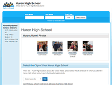 Tablet Screenshot of huronhighschool.org